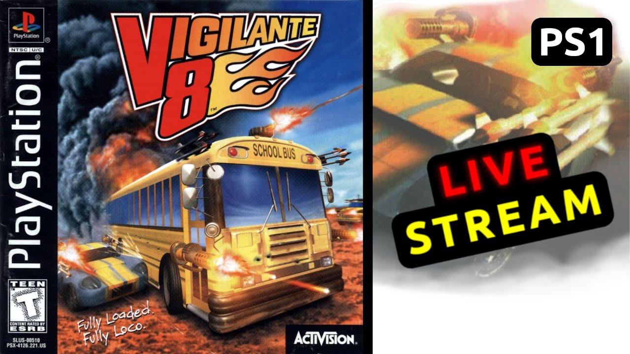 Vigilante 8 ... (PS1) Live Stream - YouTube