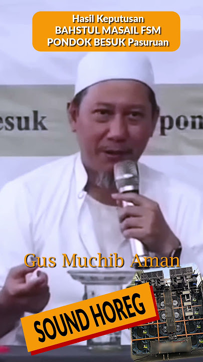 SOUND HOREG Bukan SOUND SYSTEM     ||    HARAM HUKUMNYA  !!!