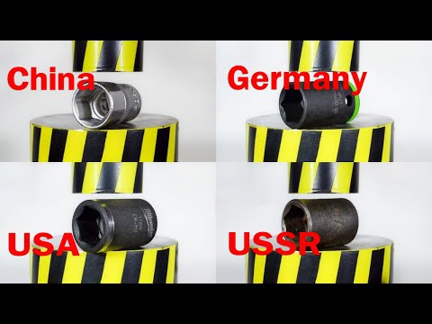 HYDRAULIC PRESS AGAINST SOCKET HEADS FROM DIFFERENT MANUFACTURERS