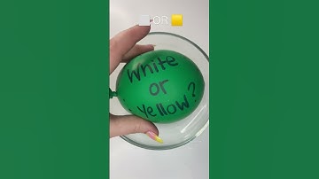 Guess The Color Inside Challenge! | #asmrshorts #asmr #balloonpopping #slime #games #guessthecolor