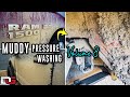 Pressure Washing Some Really MUDDY Cars and Trucks