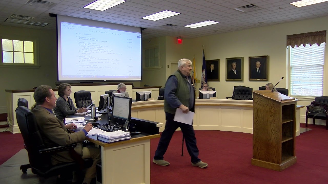 April 2, 2019 Middlesex Board of Supervisors Meeting