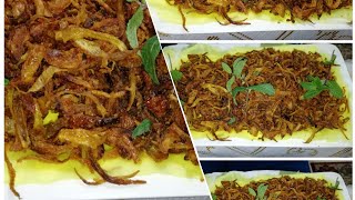 طريقه عمل بصل الكشري بلاثه مكونات بيكون مقرمش ولون ذهبيOnion koshari crunchy with three ingredients