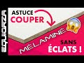 Astuce  couper sans eclats bois mlamin  la scie circulaire