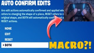 If You Play Controller Fortnite, Use This SETTING! 😳🎮 (AUTO CONFIRM EDITS)
