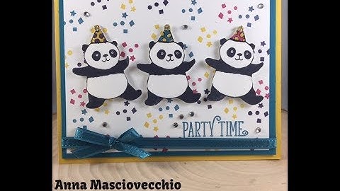 Stampin Up Party Panda - Dancing Pandas