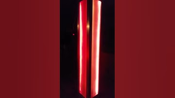 LED sound reactive columns at the club MSGEQ7