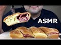 ASMR Dessert: AUSTRIAN STRUDEL with VANILLA and CHERRY (Eating Sounds)