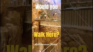 Caminito del Rey 🇪🇸 Walking Spain’s Famous Cliff Path 😮 #Spain #Travel