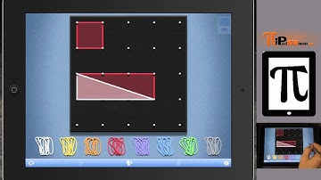 PiPad Mathematics: Math Learning Center Geoboard on Modeling Area Formulas
