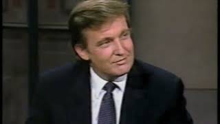 Donald Trump on David Letterman - Running for President | 1987