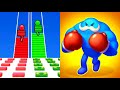 Bridge Race  🆚 Punchy Race I Android New Update (ios Android) Gameplay