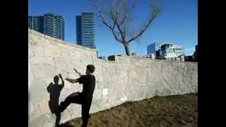 Denver Parkour 21 - 360 Spin Wall Run