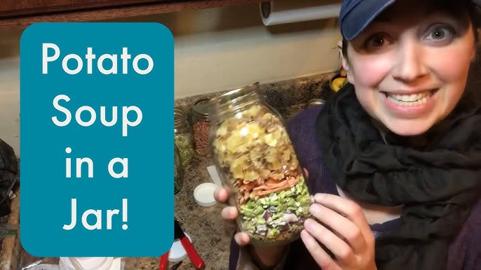 Homemade Instant Potato Soup Jar Mix