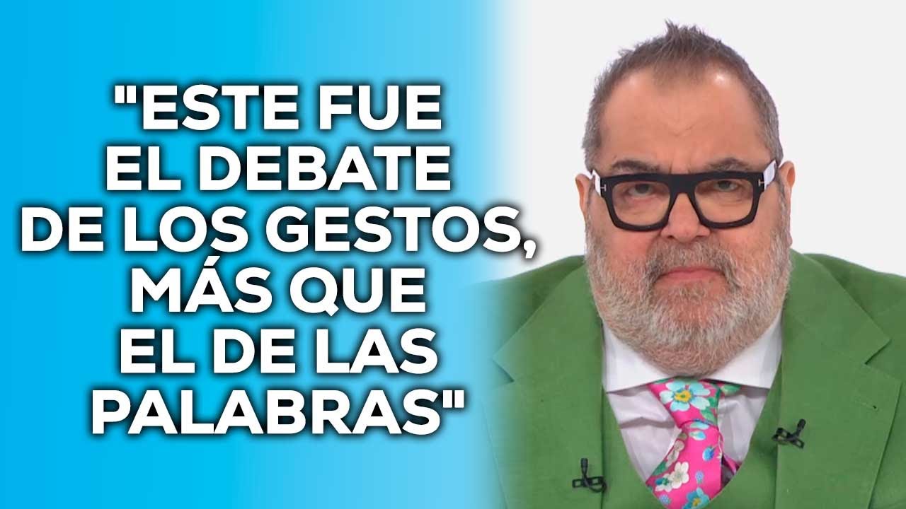 "Este fue el debate de los gestos, más que el de las palabras", Lanata recién finalizado el debate