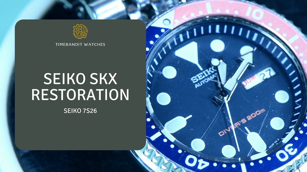 Seiko SKX Restoration and Service 7S26 - YouTube