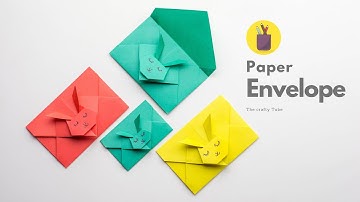 Origami Bunny Envelope | How To Make Paper Envelope | DIY