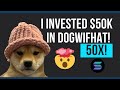 I bought 50000 of wif dogwifhat millionaire financial freedom crypto trade