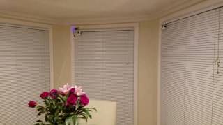 Automated Window Blinds Controller installed