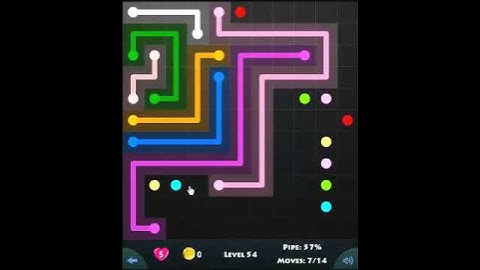 JUMBO PACK LEVEL 54 - FLOW GAME ON FACEBOOK Connect the dots