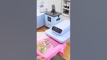 DTF Printer Full Process 🔥 Fast T-Shirt Printing 👕✨