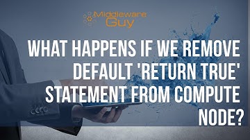 IIB Interview Ques -8 || What happens if we remove default RETURN TRUE statement in ESQL