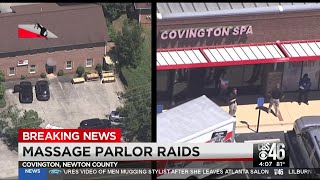 Police raid massage parlors in Covington