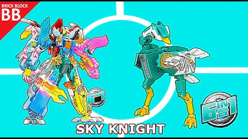 Speed Build : SKY KNIGHT 03 ⚡️ Sembo Block 103324 -29 Therion Totems 6in1 Lego Transformers combiner