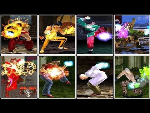 Tekken 3 - All players power moves #androidgames