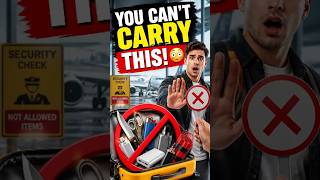 Flight lo banned items 😳 | Mee bag lo idi unte airport lo stop ✈️ #shorts #telugu