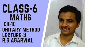 Class-6 | Math | Ch-10 | Ratio,Proportion & Unitary method | Lecture No-3 | By Kunal Sharma