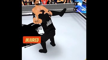 How to injured wrestler in #wr3d #wwe #2k22 #2k23 #top5 #wrestlingempire #shortfeed #top10