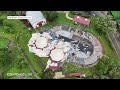 Drone shows storm damage around national maglab fsu circus and dick howser stadium