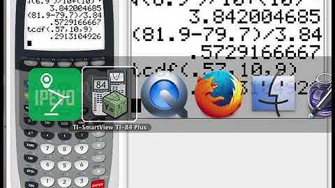 APS Two Sample Mean Calculations