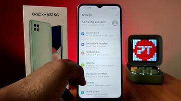 How to set WiFi Hotspot and Change Settings in Samsung Galaxy A22 5G