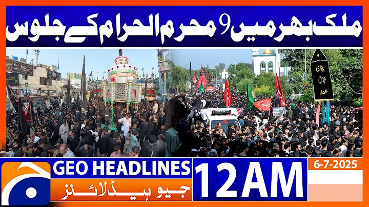Headlines Geo News 12 AM - 6th July 2025