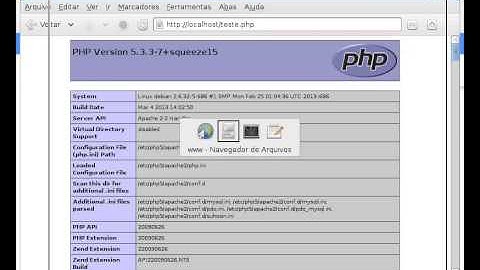 Instalação e configuração do Apache e hospedagem de um site de teste