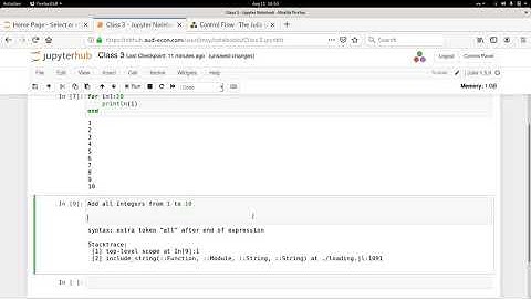 Linear algebra with Julia, Video 3. Loops and conditionals