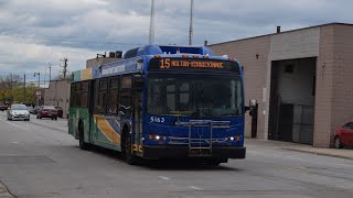 MCTS Bus: On Board 2010 New Flyer D40LFR #5163 - Route 15: Holton/Kinnickinnic