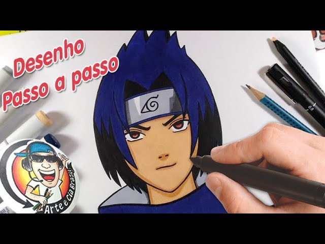 Como Desenhar Sasuke - How to Draw Sasuke