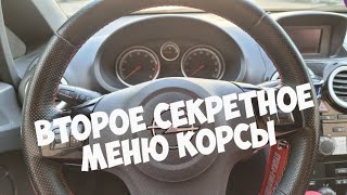 Opel Corsa D / Второе Секретное Меню.