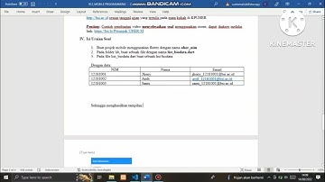 UBSI - Her Mobile Programing tipe soal B