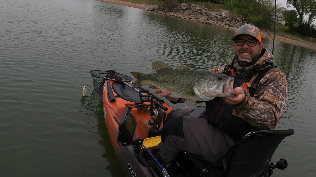 Bass Pro Shops XPS Swerve glide bait bass. Short clip YouTube