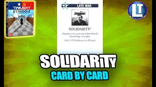 TWILIGHT STRUGGLE Strategy / HOW Do You Play The SOLIDARITY Card? / STRATEGY Tips