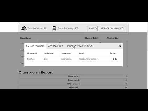 Classrooms for LearnDash version 2.3.0 - Limit number of free teachers