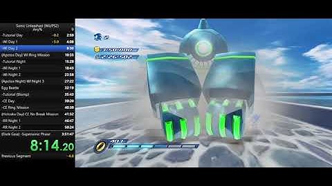 Sonic Unleashed (PS2/Wii) any% 3:29:34.69 slowrun