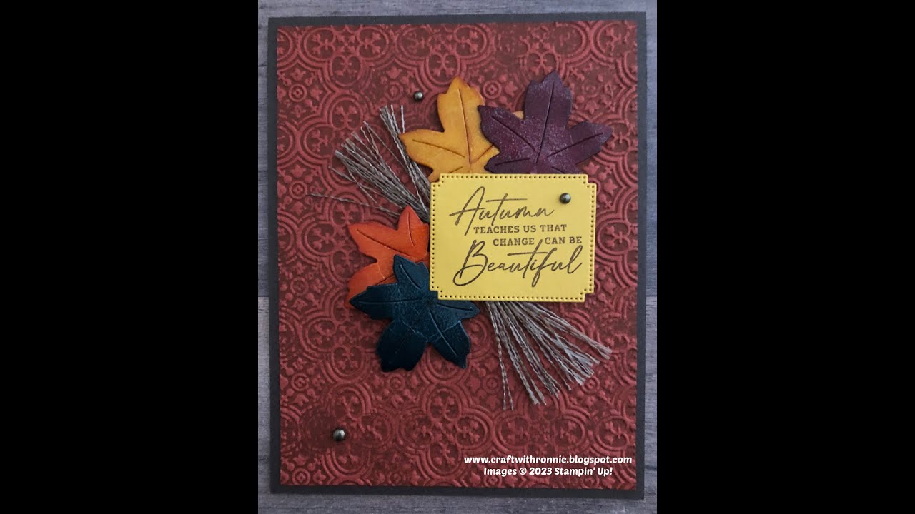 Technique Tuesday Clear Embossing Die Cuts - YouTube