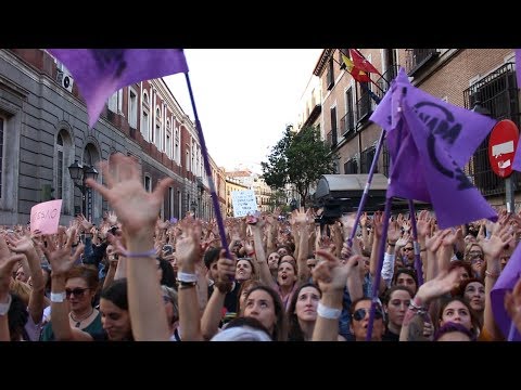 Manifestación feminista contra la sentencia de 'La Manada'