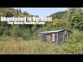We found this tiny house abandoned in the woods of vermont