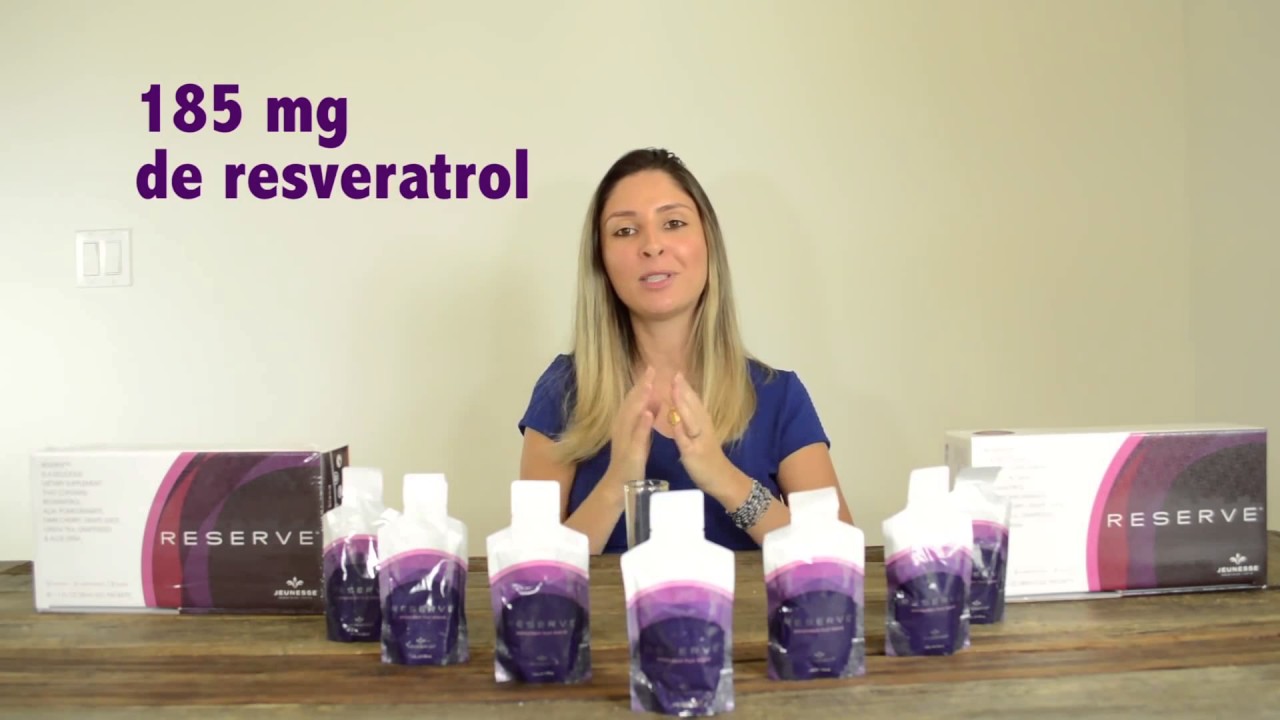 Benefícios do Reserve resveratrol Jeunesse YouTube